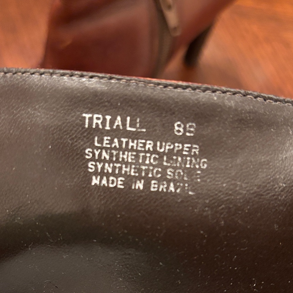Steve Madden Brown Leather Pointed Toe Mid-Calf Heeled Boots - Picture 6 of 8